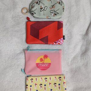 Set of 4 Brand New Cosmetic Bags (Ipsy)